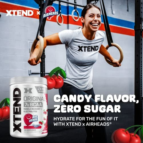 Xtend Bcaa Em Pó Airheads Sabor Doce De Cereja - 30 Porções