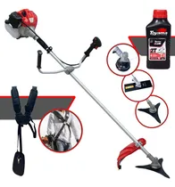 Comprar Roçadeira 43cc 2hp + Facas 2 Pontas + 3 Pontas Óleo Toyama