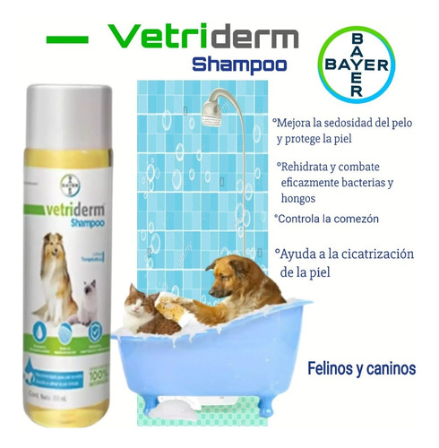 Vetriderm Shampoo  Bayer 350ml