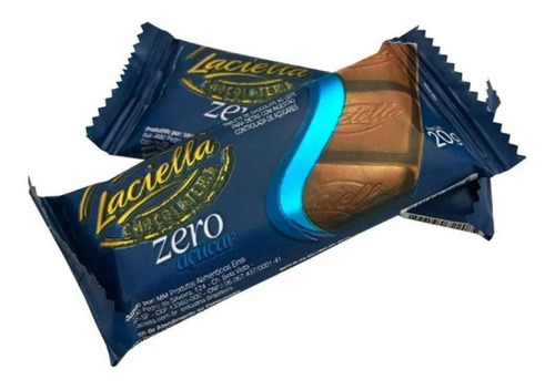 Chocolate Ao Leite Zero Açucar Laciella 20g