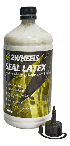 Selante Líquido Bike Seal Látex 2wheels Anti Furo 1000ml