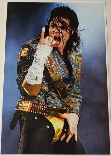 Poster Lamina Michael Jackson Vintage Laser Clasicos