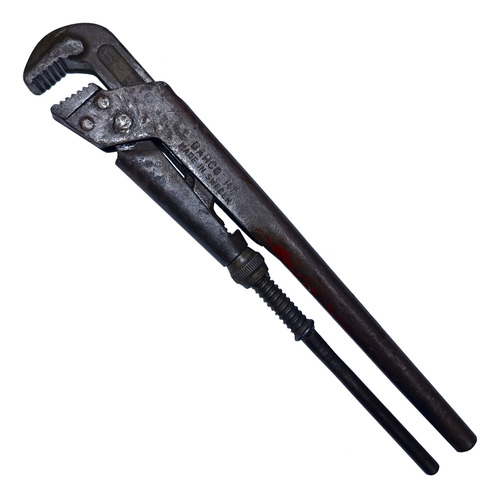 Llave Stilson Para Caño Bahco 141 Antigua 100 Años - Sweden Gris Oscuro (Usado)
