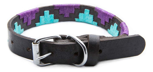 Collar De Perro De Cuero Tribal Gaucho Goods Miami Vice S