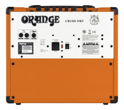 Combo Orange Crush 35rt Guitarra Eléctrica 35w 1x10 Con Fx