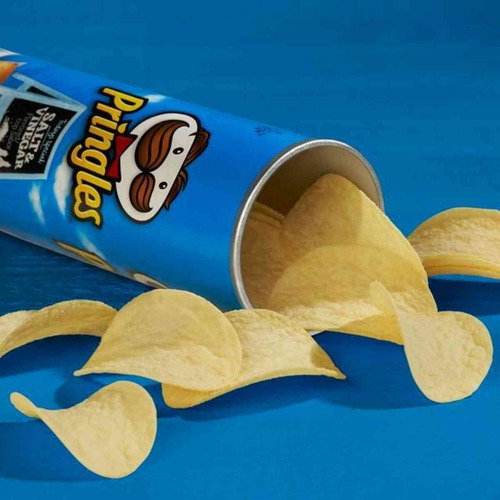 Imagem 2 de 4 de Salgadinho Batata Pringles Salt & Vinegar Sal E Vinagre 158g
