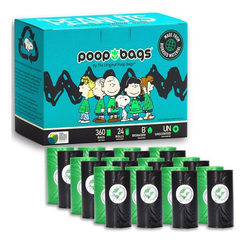 Rollos De Bolsas Para Caca De Perro The Poop Bags®, Bolsa Pa