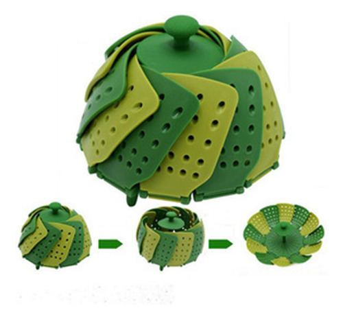 Vaporizador De Verduras Expandible Cesta De Vapor Plegable V