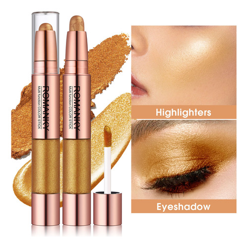 Conjunto De Bastões De Sombras Com Iluminador Multiuso Para