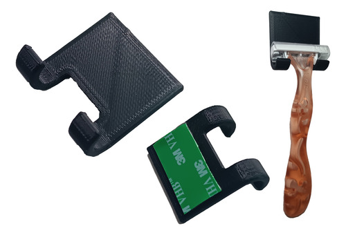 Suporte Aparelho De Barbear Universal Com Fita Dupla Face