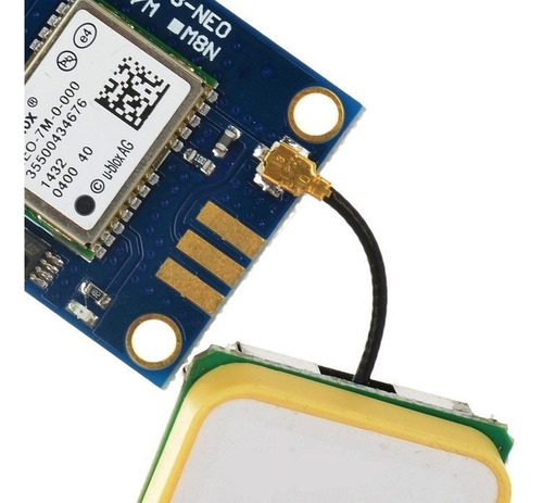 Módulo Gps Ublox Neo-7m-000 Con Memoria Eeprom 3v-5v Arduino