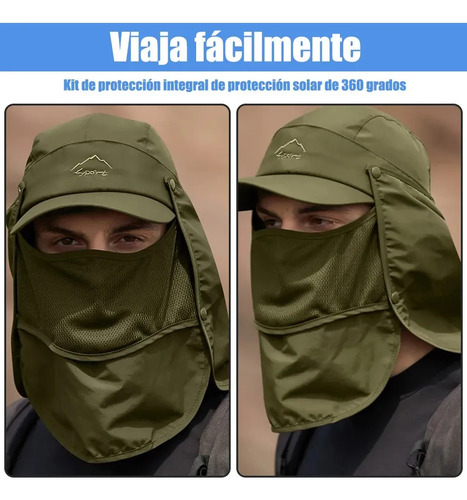 Sombrero De Sol Unisex Con Protección Uv Para Exteriores