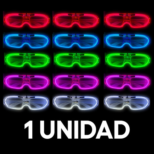 Lentes Led Pro Hora Loca Fiestas Cotillon