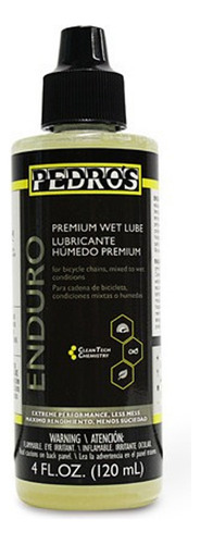 Lubricante Cadena Bici Enduro Mtb Pedros Humedo Seco 4 Oz
