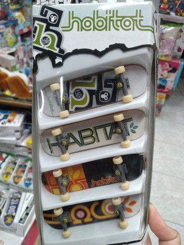 Imagen 2 de 2 de Tech Deck Finger Skate Patineta Dedo Set X4 Bunny Toys