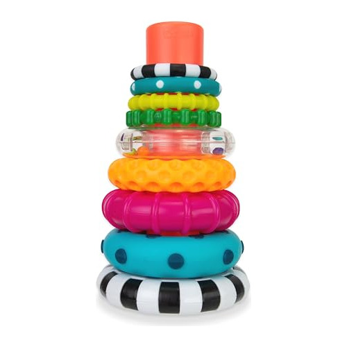 Sassy Stacks Of Circles Stacking Ring Stem Juguete De Aprend