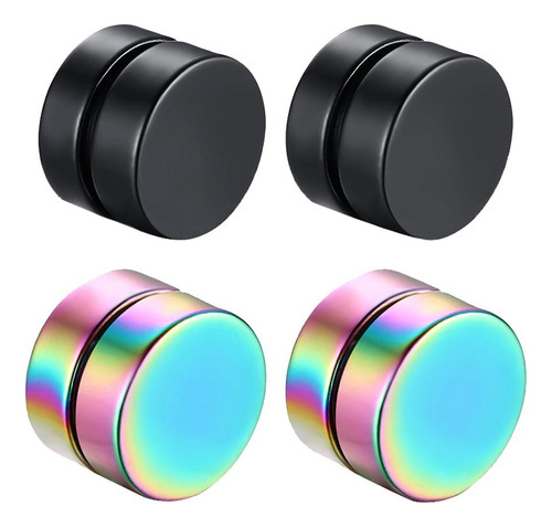 2 Pares De Aço Inoxidável Prisioneiro Para Não