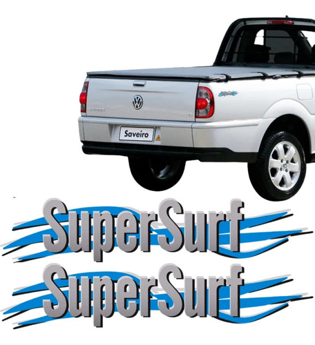 Par Adesivo Super Surf Saveiro Parati Volkswagen