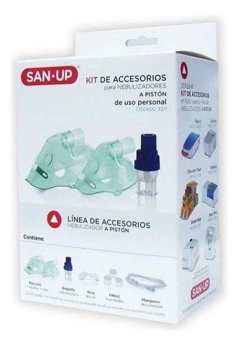 Kit Accesorios San Up Para Nebulizador Piston