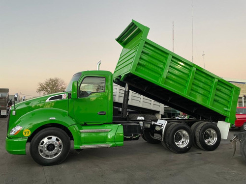 Kenworth T680 Camión De Volteo De 14 Mts Verde