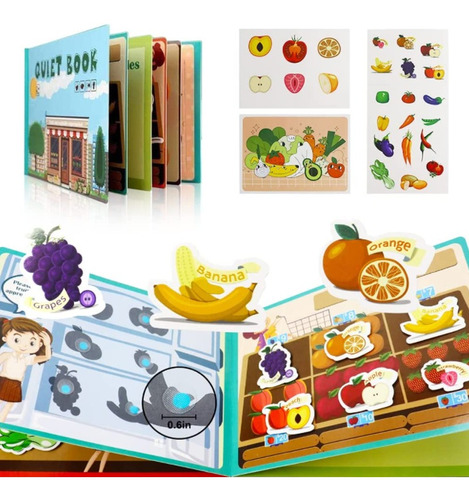 Libro Tranquilo Para Niños Pequeños Montessori Activity Toys