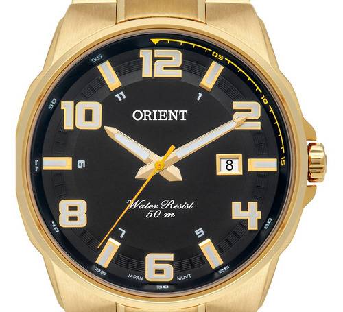 Relógio Orient Masculino Dourado Sport Mgss1186 P2kx  