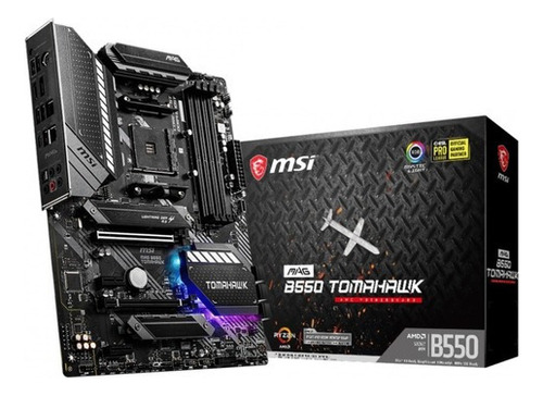 Tarjeta Madre Msi Mag B550 Tomahawk, Am4, 128gb, Ddr4