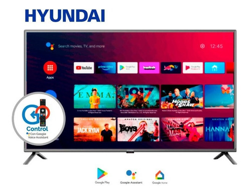 Televisor Led Hyundai Hyled425aim Android Tv Control De Voz