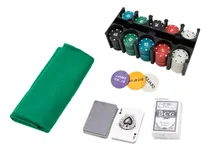 Comprar Fichas Poker 200 Ficha Texas Holdem Profesional Cartas Paño