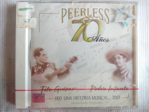 Tito Guizar Y Pedro Infante Cd Peerless (nvo) (sellado) Y 