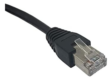 Qaoquda Cat5e Rj45 Cable De Montaje Empotrado Cuadrado, Rj45