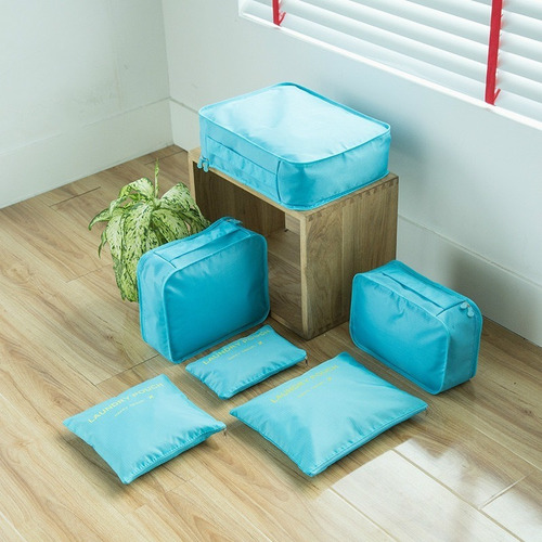 Imagen 4 de 9 de Set Organizador De Viaje De 6 Piezas Super Promoción