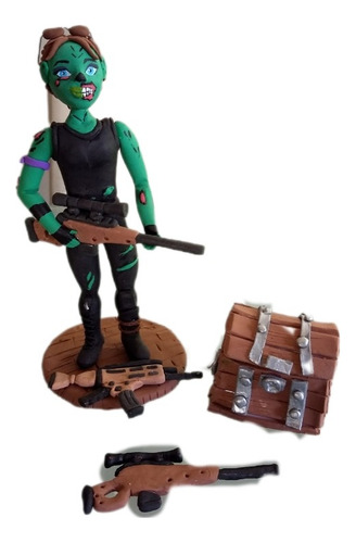 Fortnite Esqueleto , Chica Zombies Halloween Torta Souvenirs