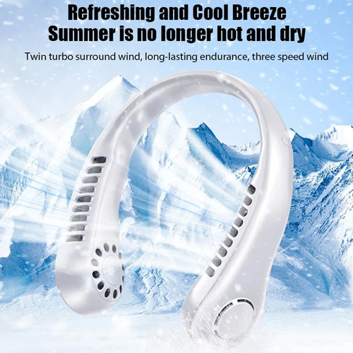 Ventilador U2leaf Para Colgar En El Cuello, Pequeño, Puerto