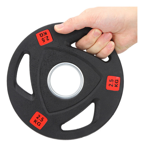 Equipamento De Ginástica Gym Three Holes Hand Barbell Slice