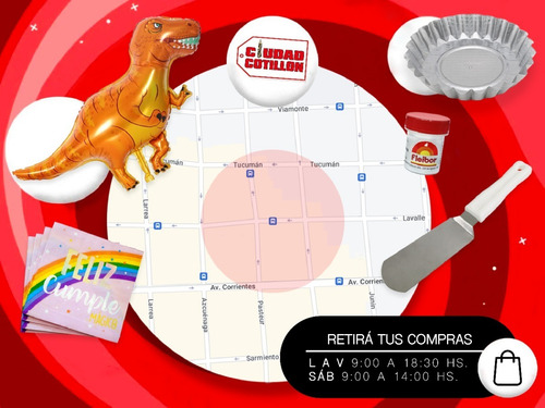 Imagen 2 de 2 de Servilleta En Colores Fluo Surtidos X 20 Unidades Multicolor