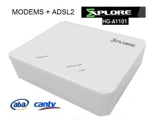 Imagen 3 de 3 de Modem Explore Hg-a1101 Adsl2+ Internet Banda Ancha Aba Cantv