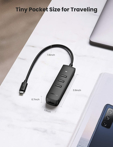 Imagen 6 de 9 de Hub Usb-c - 4 Port Usb 3.0 - Pc / Mac - Excelente Calidad