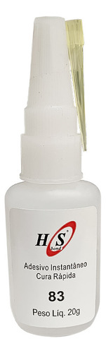 Cola Instantânea Média Viscosidade 20g 83 4 Un Hs Bond Cor Transparente