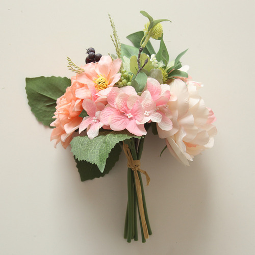 B Flor Artificial: Seda, Flores Falsas, Peônia, Casamento Fl