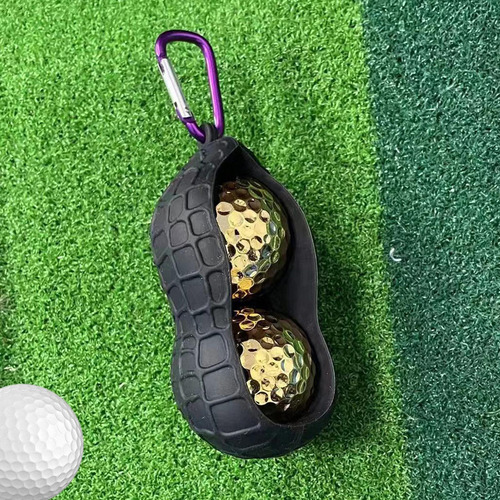 2 Titular De Bola De Golfe De Silicone Ao Ar Livre Com Furos