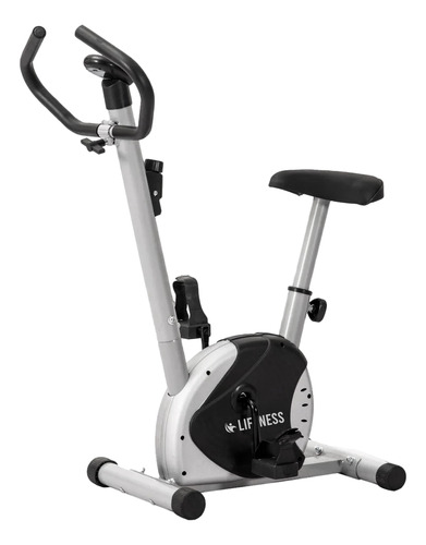 Bicicleta Ergométrica Vertical Liftness Bc100 Preto/cinza.