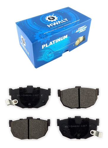 Pastillas De Freno Trasera Hyundai Tiburon 2.0 2004 -  