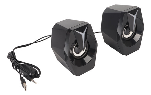Altavoz Con Cable Usb Alimentado Por Luces Rgb, Control De V