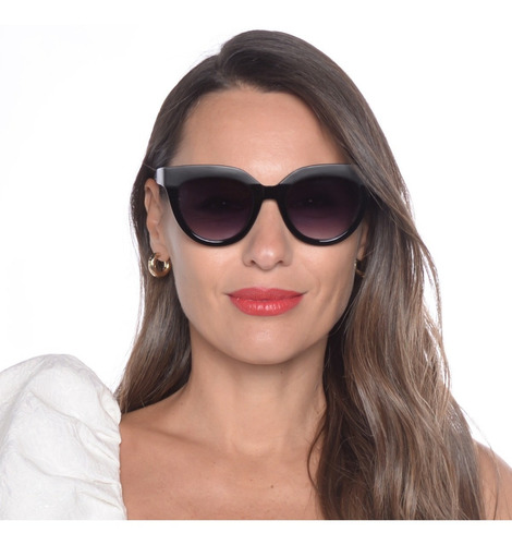 Imagen 2 de 6 de Gafas De Sol Infinit By Pampita Milan Negro Degradé