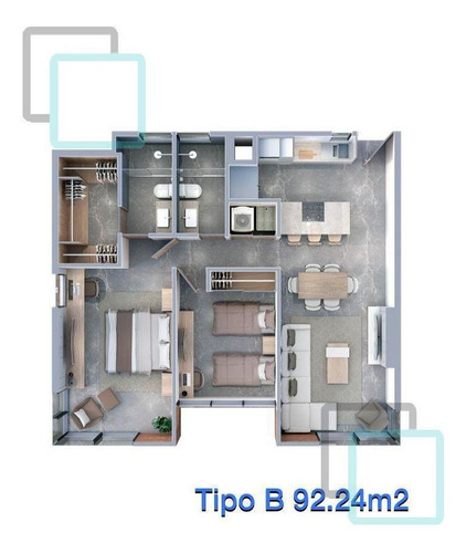 Imagen 19 de 24 de Departamentos En Venta Loma Larga Zona Santa Catarina