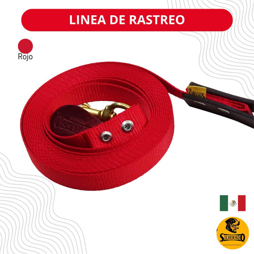 Silverado Correa Larga Para Perro Linea De Rastreo Control