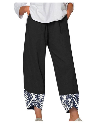 Pantalon Capri Para Mujer Talla Extra Casual Verano Descanso