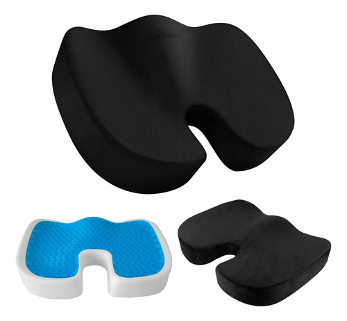 Cojin Ortepedico De Memory Foam Para Asientos, Alivio Para