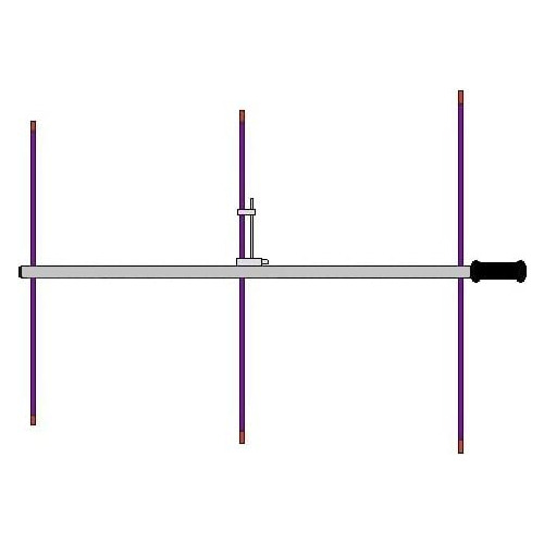 Flecha Ii 2 M 3-el Handheld Portable Yagi Antenna 146 Â 3